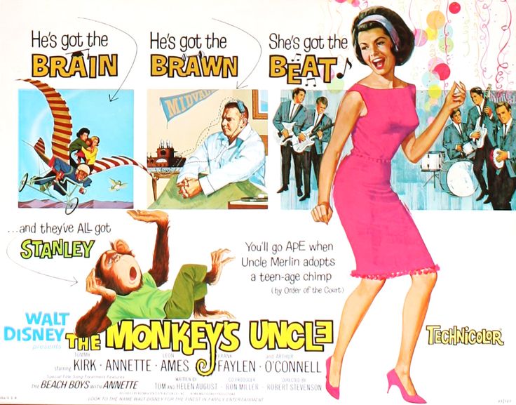 Walt Disney's A Monkey's Uncle Poster